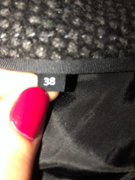 Dámska zimná podšitá sukňa, 38