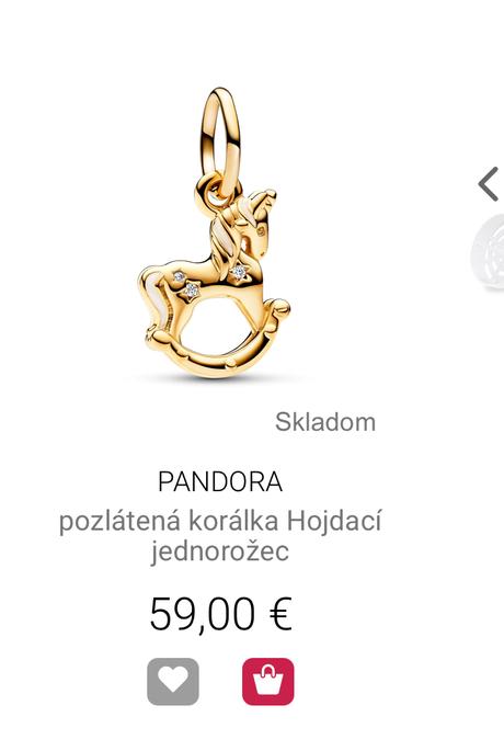 Pandora me pozlátený náramok, pandora