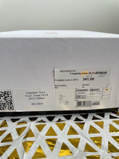 Luxusne lodicky red valentino 37, 37