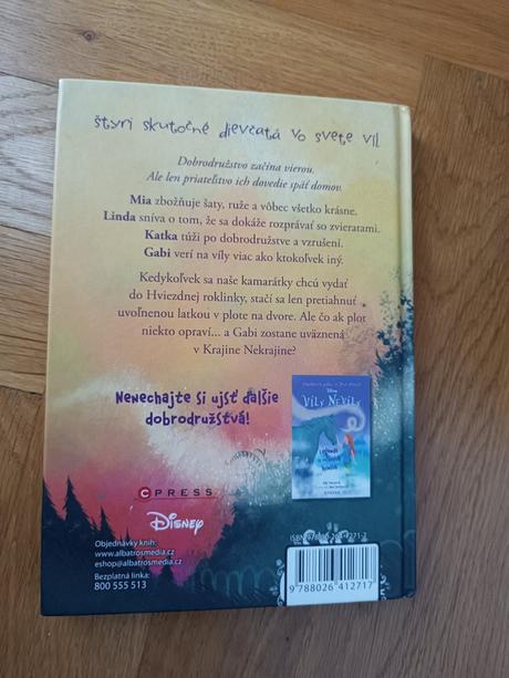 Knižka disney víly nevíly púpavové želania, 