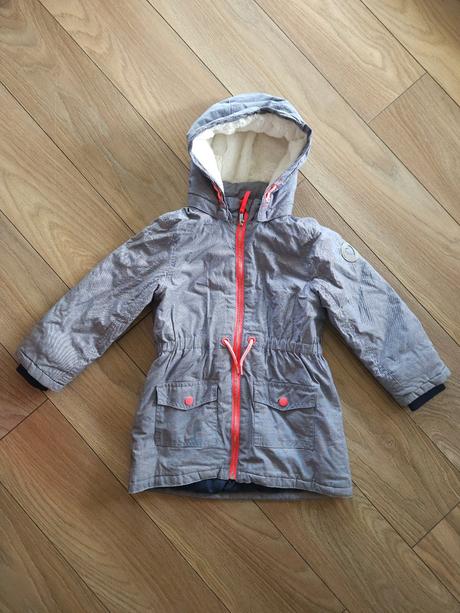 Bledomodrá prechodná bundička, h&m,116