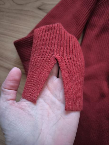 Pulover v terakota odtieni, h&m,s