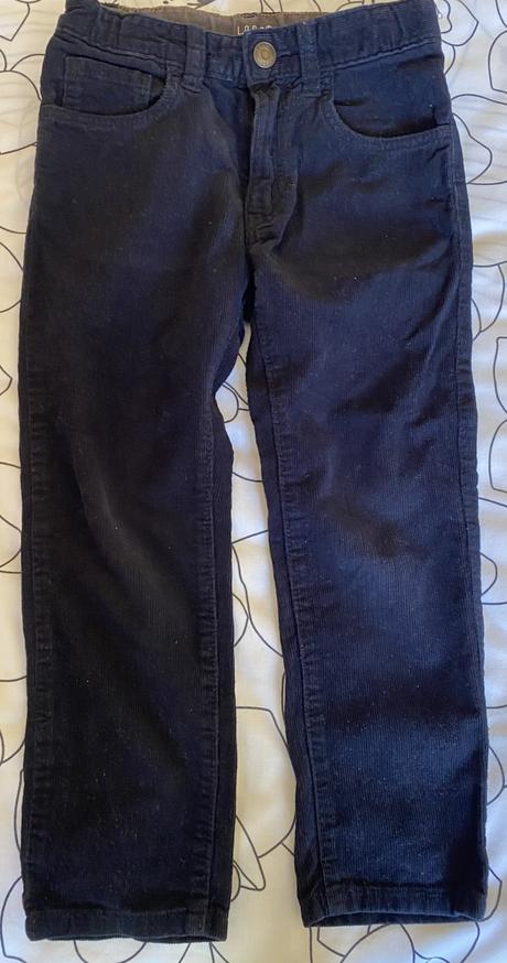 Menčestrové nohavice zn. h&m - l.o.g.g. v. 110, h&m,110