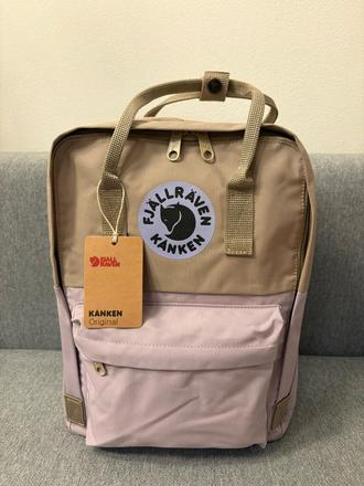 Batoh fjällräven kanken pink cream, fjällräven