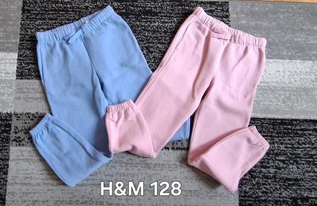 Tepláky 2ks 128, h&m,128