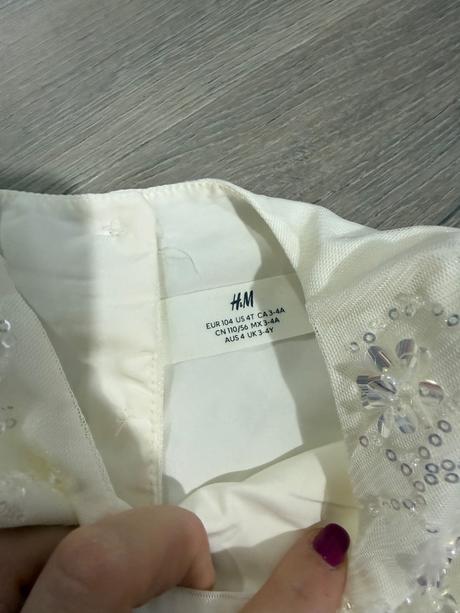 Slávnostné šaty, h&m,104