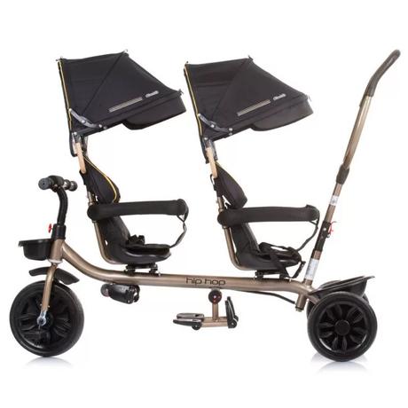 Trojkolka pre dve deti ebony,