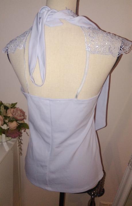 Top s krajkou, mohito,m