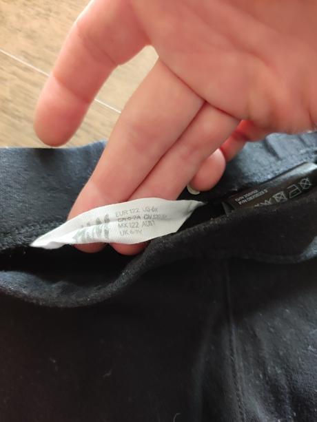 Detské zateplené legíny, h&m,134