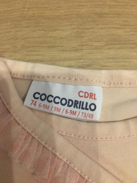 Set riflové šaty a body, coccodrillo,74