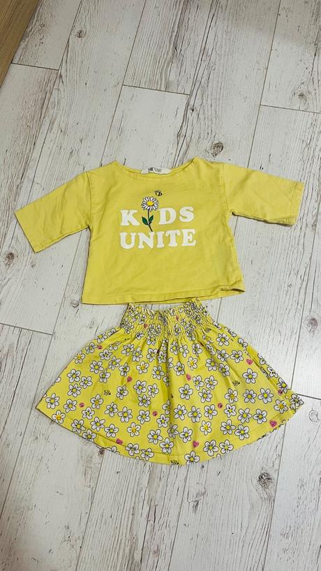 Suprava sukňa a top 98/104, h&m,98