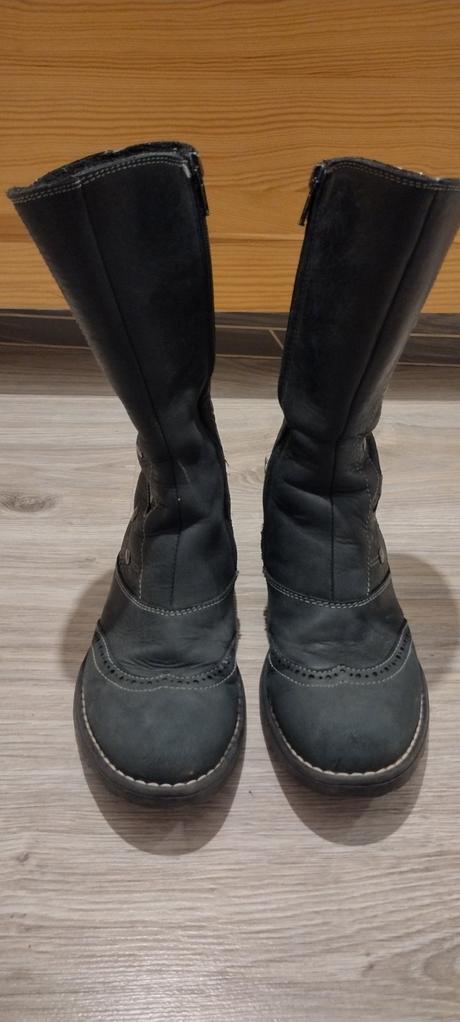 Kožené čižmy s membránou, richter,34