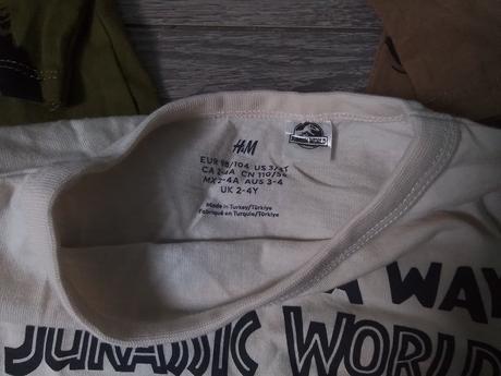 3x h&m tricko, h&m,98