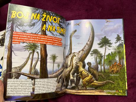 Kniha dinopark,