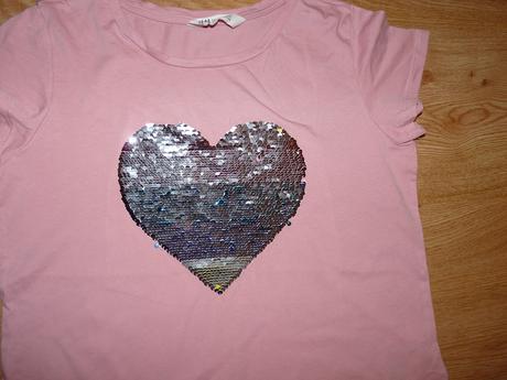 Flitrové srdce, h&m,158