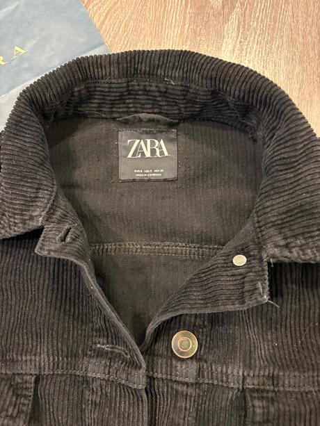 Zara damska manchestrova bunda s, zara,s