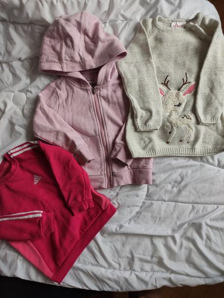 Balík oblečenia pre 1,5-2,5r dievča 20ks, 68–80