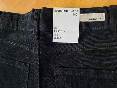 Nové menčestraky dievčenské, name it,140