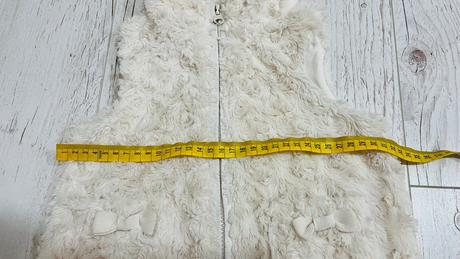 Kremovo-biela vesta 98, 98