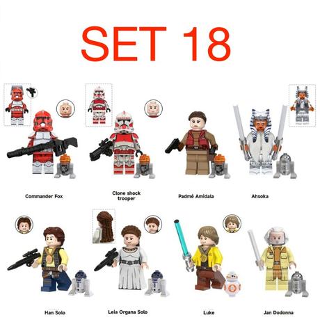 Rôzne figúrky star wars 1 (8ks),