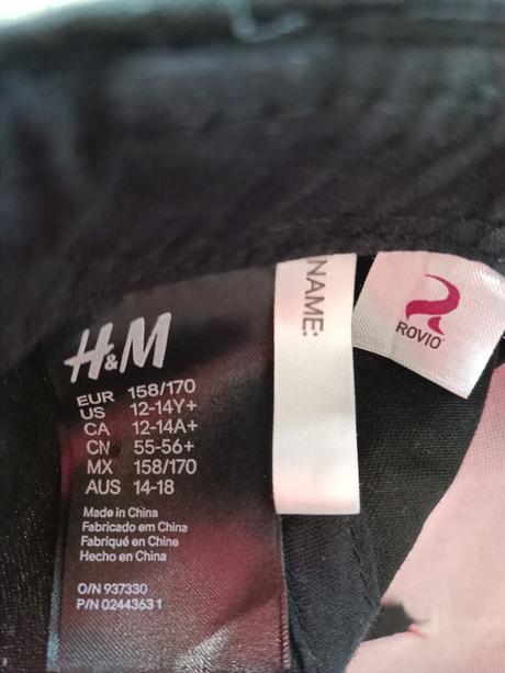 Šiltovka angry birds, h&m,158