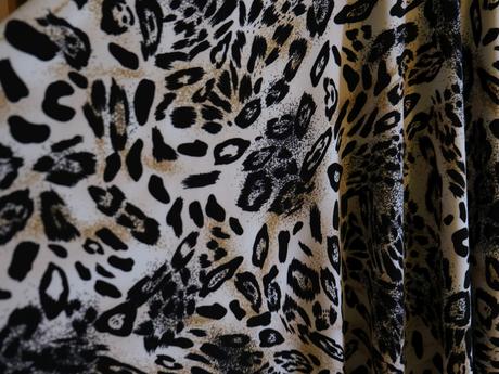 Úpletové šaty leopard, 40