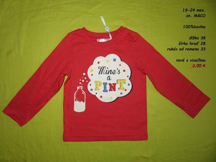 Tričko, m&co,92