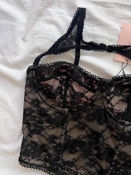 Sexy cipkovany top, m