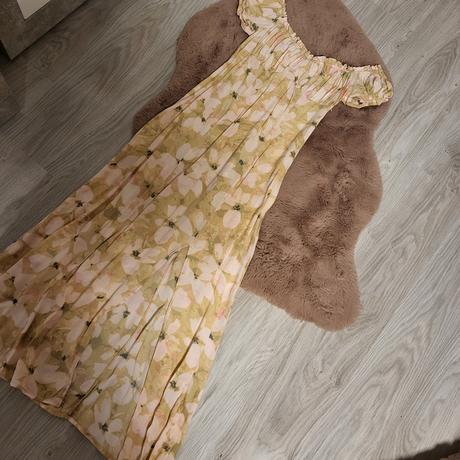 S midi saty s razporkom, h&m,36