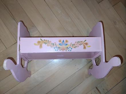 Retro kolíska pre bábiky, 