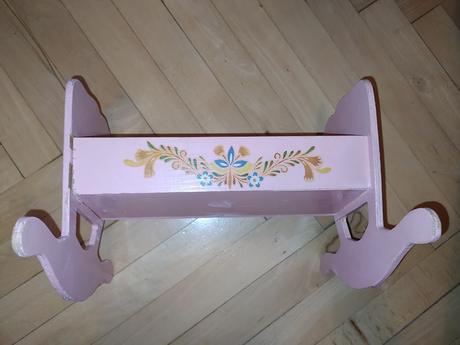 Retro kolíska pre bábiky,