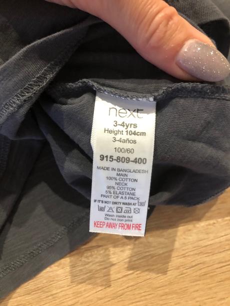 Tricko/natelnik dlhy rukav, next,104