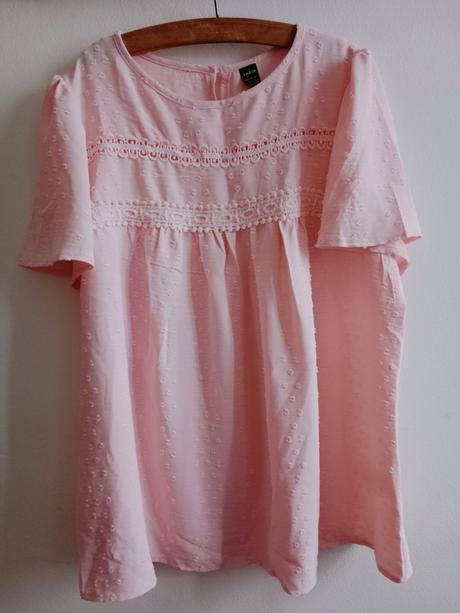 Jemná ružová blúzka, l