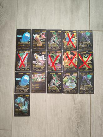 Čierne pokémon karty,