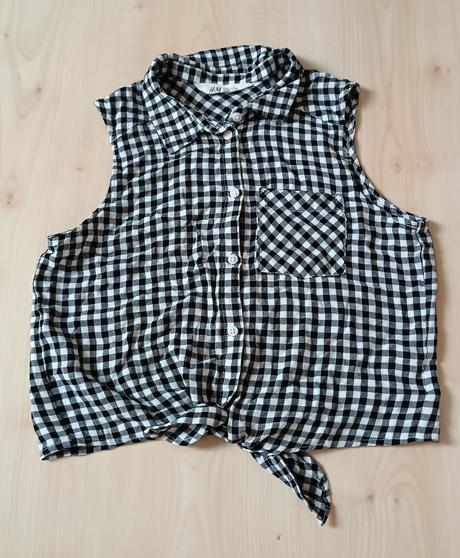 Kockovaná košeľa, h&m,152