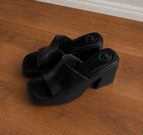 Šľapky zara na platforme, zara,38