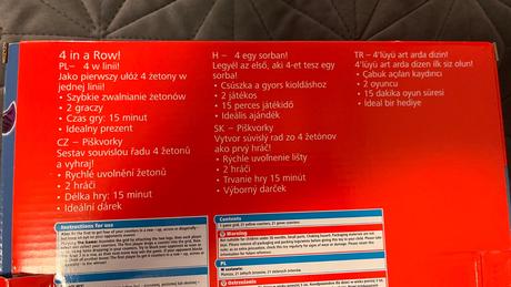 4 in a row - hra o žetóny, 