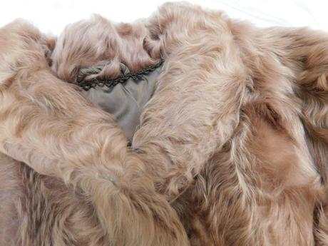 Damsky kvalitny kožuch z kozlika, 46