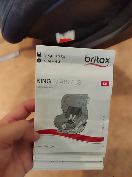 Autosedačka britax rozmer king ii, britax