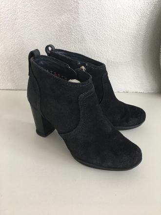 Kožené členkové čižmy tommy hilfiger, tommy hilfiger,37