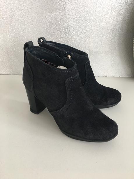 Kožené členkové čižmy tommy hilfiger, tommy hilfiger,37