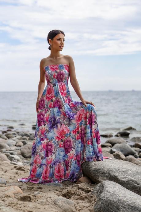 Letné dámske šaty rosita flovers,