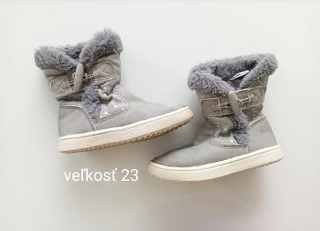 Sivé čižmičky, f&f,23