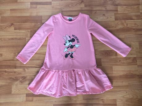 Mikinové šaty s minnie, sinsay,134
