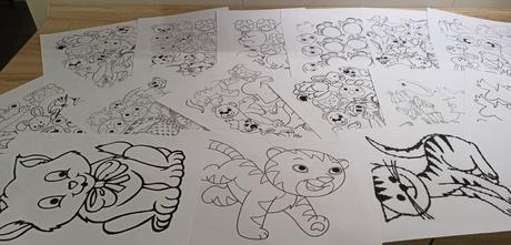 Zvieratká na strihanie a lepenie častí tela, 