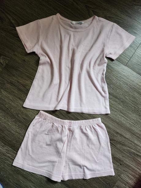 Ruzove pyzamko, h&m,116