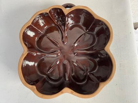 Stvorlistok pre stastie keramicka forma 24x6,5 cm, 