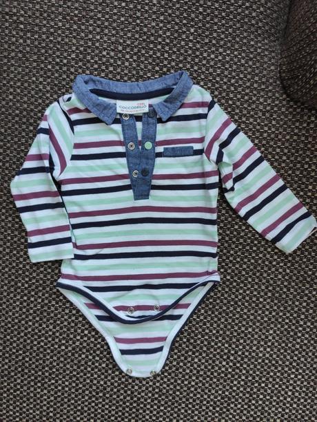 Body polokošeľa dlhý rukáv, coccodrillo,68