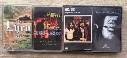 Audiokazety ac/dc neil young crazy horse lyra,