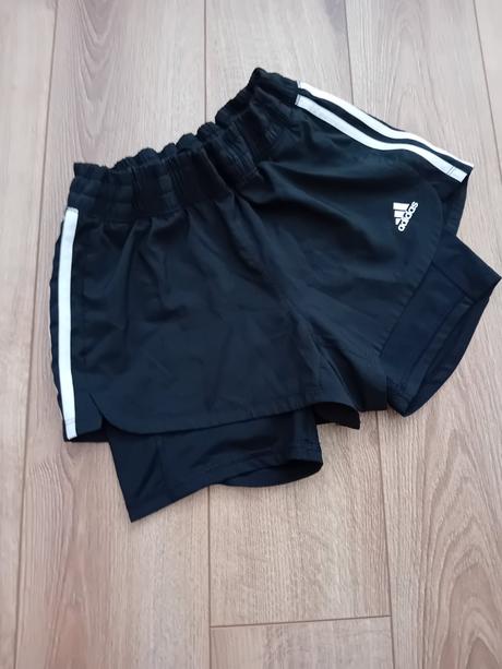 Krátke legíny s kraťasmi adidas, adidas,xs